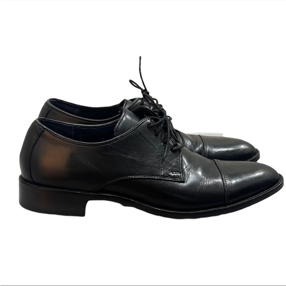 Cole Haan Black Leather Oxfords Size 10 - Picture 1 of 9